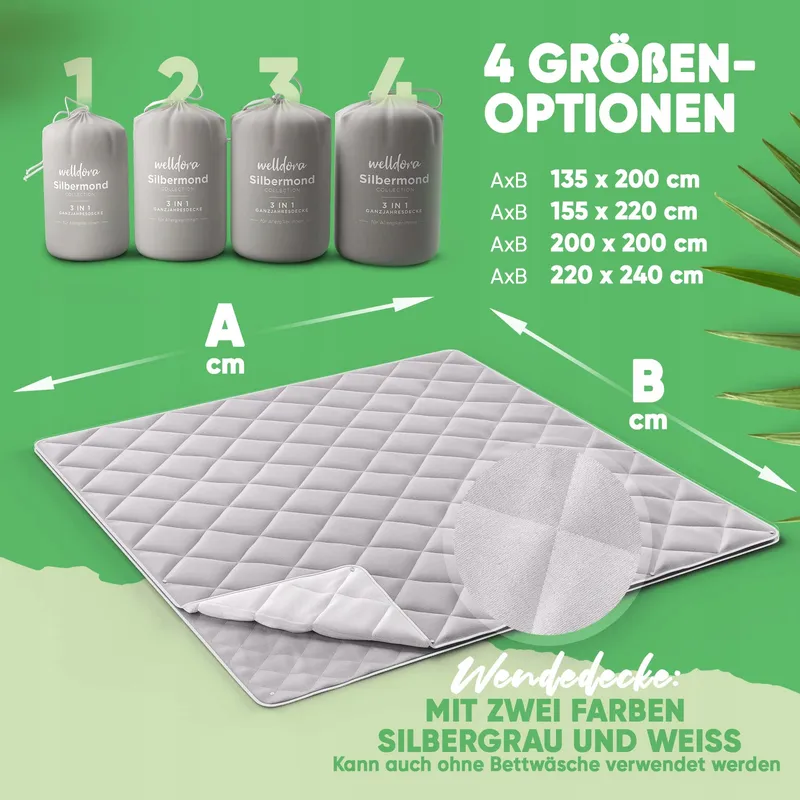 WELLDORA Opticlima Winterdekbed 220x240cm Hypoallergeen OEKO-TEX — foto 6