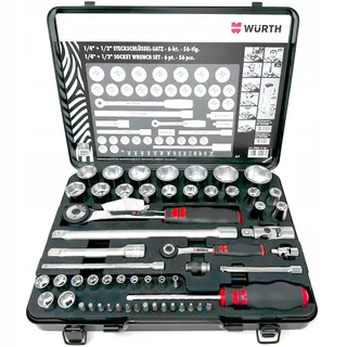 WÜRTH Zebra Dopsleutelset 56-delig