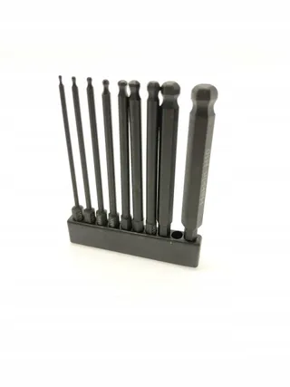 HAKKIN 10 Lange Hex Bits 100mm 1/4 Inch S2 Magnetisch — miniatuur 10