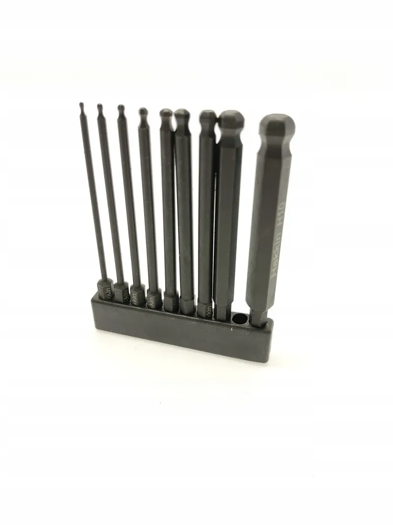HAKKIN 10 Lange Hex Bits 100mm 1/4 Inch S2 Magnetisch — foto 10