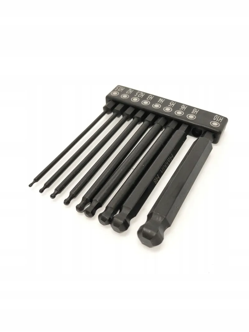 HAKKIN 10 Lange Hex Bits 100mm 1/4 Inch S2 Magnetisch — foto 12