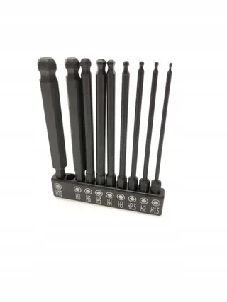 HAKKIN 10 Lange Hex Bits 100mm 1/4 Inch S2 Magnetisch — miniatuur 9