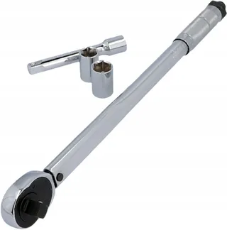 UNITEC Momentsleutel 40-210Nm 1/2" Met Doppen En Verlenging