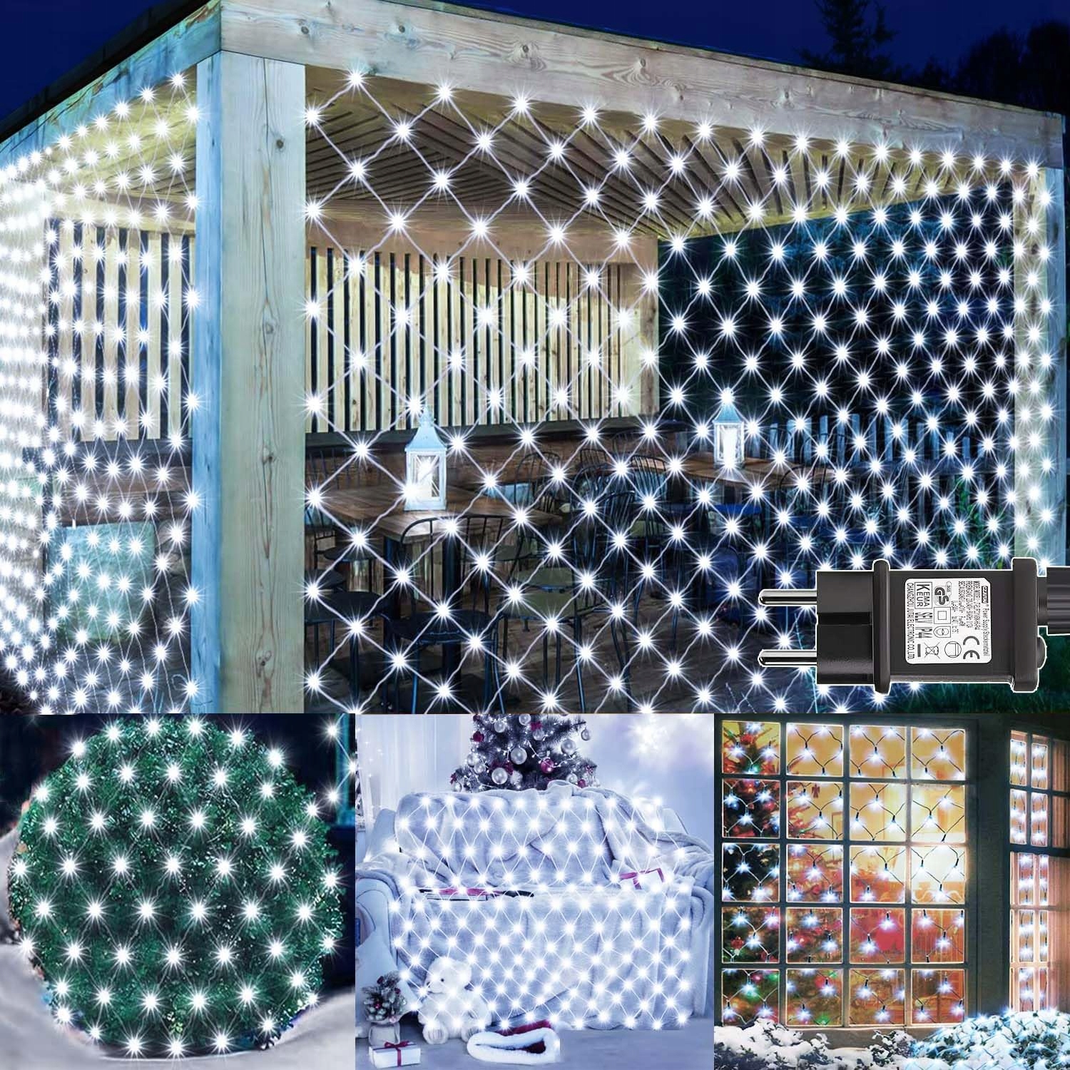 YOWIN Lichtnet Buiten 3x2m 200 LED Timer 8 Modi