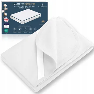 BARBONS Waterdichte Matrasbeschermer 120x200 Katoen Oeko-TEX