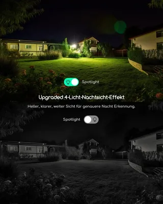 COOAU Bewakingscamera Buiten Accu 5MP Draadloos Nachtzicht — miniatuur 4