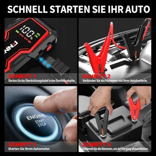 FNNEMGE Auto Powerbank 3000A 12V USB LED Scherm — miniatuur 7