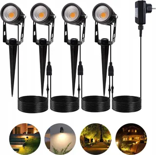 NIORSUN Tuinverlichting LED 3000K IP67 Waterdicht 17m 12V 4-Pack — miniatuur 7