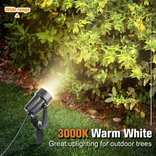 NIORSUN Tuinverlichting LED 3000K IP67 Waterdicht 17m 12V 4-Pack — miniatuur 6