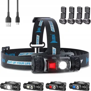WUBEN H1 Hoofdlamp 1200 Lumen USB LED 10 Modi Waterdicht IP68