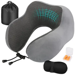 EONO Nekkussen Memory Foam Ergonomisch Reizen
