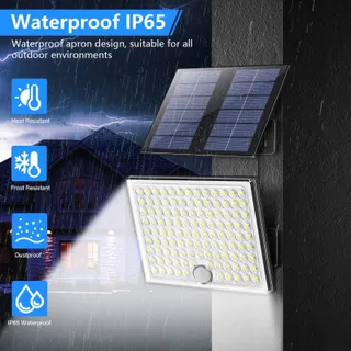 Buiten Solarlampen Bewegingsmelder 113 LED IP65 — miniatuur 3