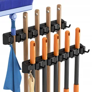 LIFEWIT Bezemhouder Antislip Organizer Keuken Garage