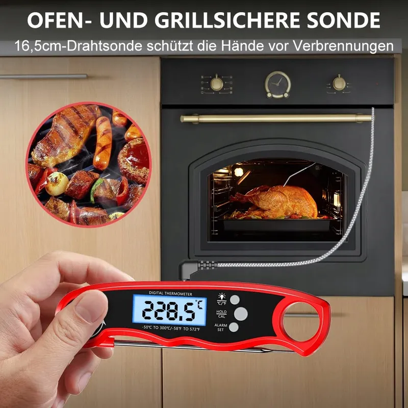 CIRYCASE Digitale Vleesthermometer Lange Sonde Keuken BBQ — foto 2