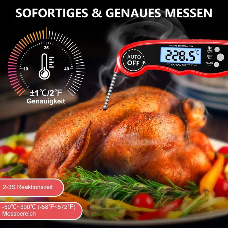 CIRYCASE Digitale Vleesthermometer Lange Sonde Keuken BBQ — foto 3