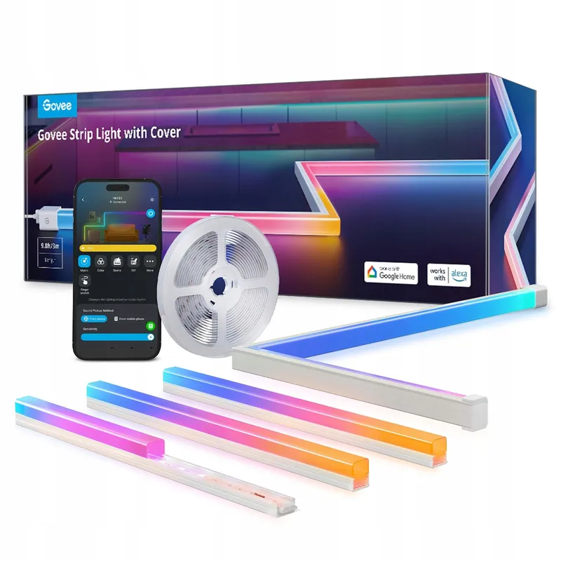 GOVEE RGBIC LED Strip 3M Alexa Google Assistant App — foto 1
