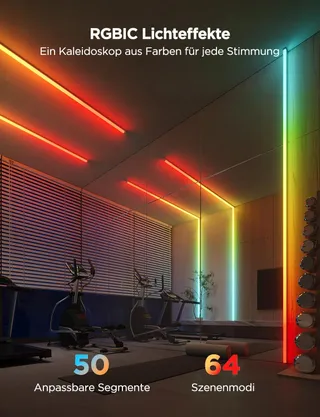 GOVEE RGBIC LED Strip 3M Alexa Google Assistant App — miniatuur 5