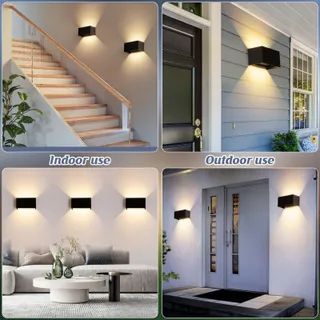 CWYCFW LED Wandlamp 24W Binnen Buiten Verstelbaar IP65 — miniatuur 5