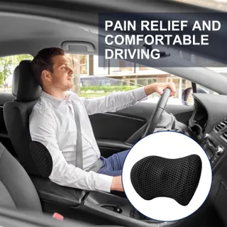 RAXFEKRO Lendenkussen Ergonomisch Memory Foam Zwart — miniatuur 5