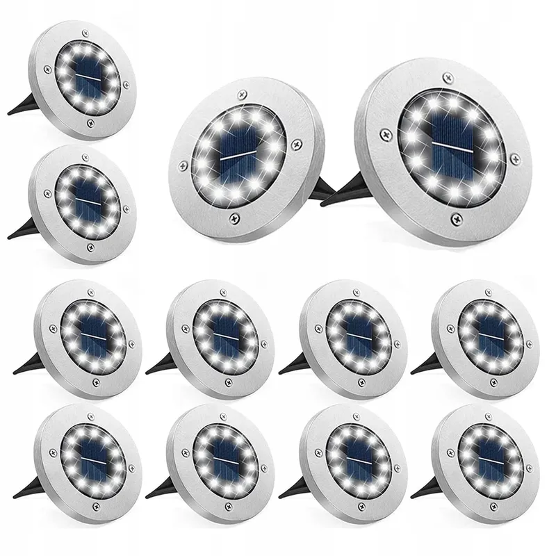 BZAVOR Solar Tuinlampen 12 LED Koud Wit — foto 1