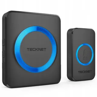 TECKNET Draadloze Deurbel IP65 400m 60 Melodieën