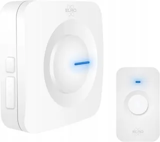 ELRO DB3000 Draadloze Deurbel 300m Waterdicht 64 Melodieën Wit