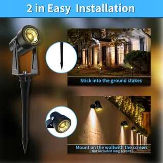GLOBELIT Tuinverlichting LED 14M IP65 3000K 4x3W — miniatuur 4