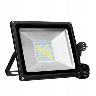 PAPASBOX LED Schijnwerper 50W IP65 Waterdicht Warmwit 3000K — miniatuur 1