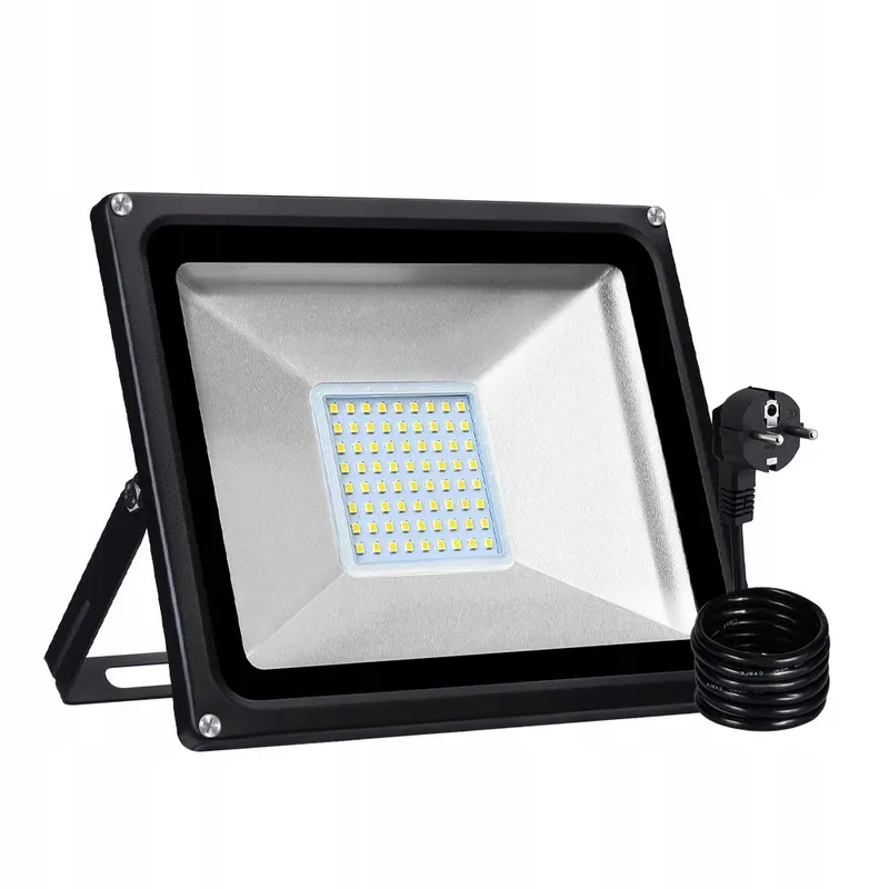 PAPASBOX LED Schijnwerper 50W IP65 Waterdicht Warmwit 3000K — foto 1
