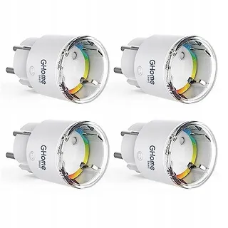 GHOME SMART WiFi Stopcontact 4 Stuks Afstandsbediening Alexa Google