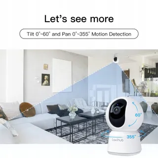 LAXIHUB Bewakingscamera Huisdieren 2K HD App Audio — miniatuur 2