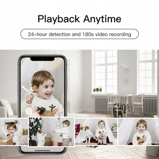 LAXIHUB Bewakingscamera Huisdieren 2K HD App Audio — miniatuur 3