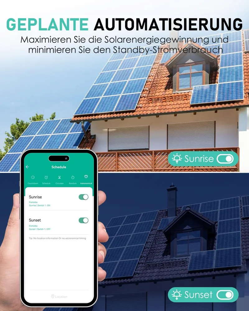 GREEN SUN Smart WiFi Stopcontact Alexa 16A 4 Stuks — foto 4