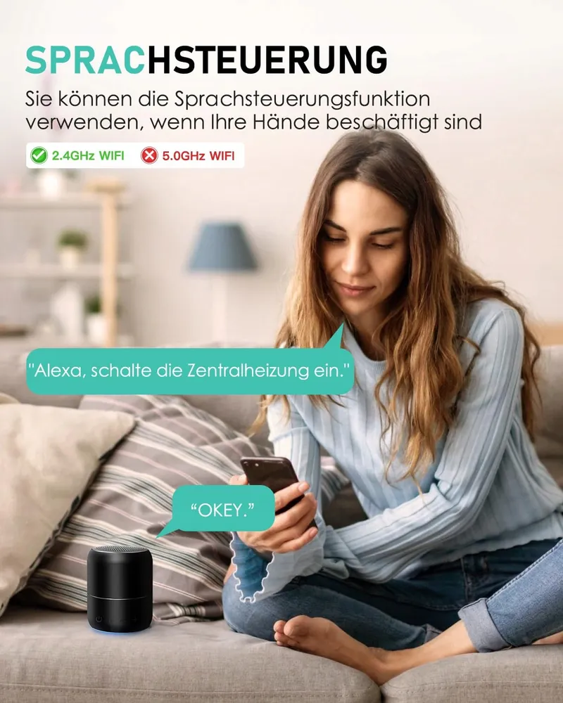GREEN SUN Smart WiFi Stopcontact Alexa 16A 4 Stuks — foto 6