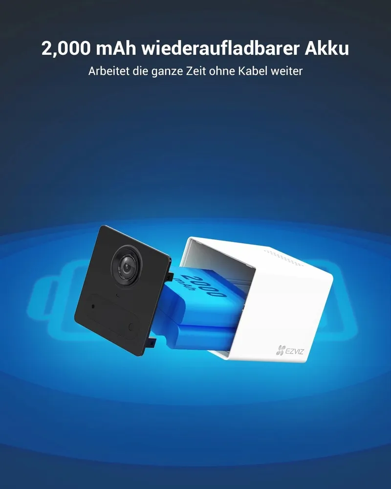 EZVIZ CB2 WiFi Camera 2000mAh PIR IR Audio Wit — foto 6