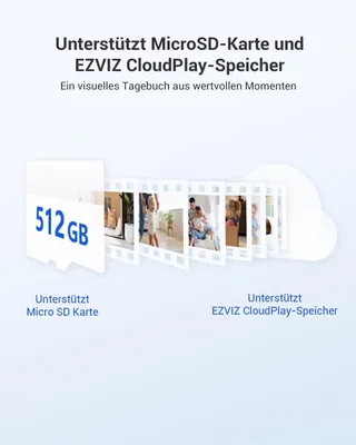 EZVIZ CB2 WiFi Camera 2000mAh PIR IR Audio Wit — miniatuur 8