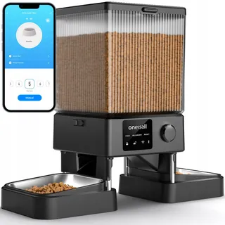 ONEISALL 5L Automatische Voederautomaat Katten Honden WiFi App