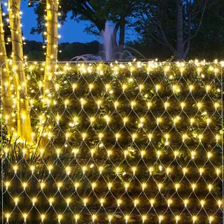 CORST Lichtnet 1.5x1.5m 100LED Waterdicht IP44 8 Modi — miniatuur 6