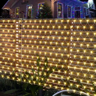 CORST Lichtnet 1.5x1.5m 100LED Waterdicht IP44 8 Modi — miniatuur 7