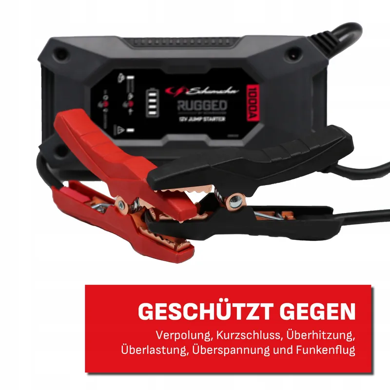 SCHUMACHER SBX461 Powerbank 1000A 12V Booster 6L Benzine 3L Diesel — foto 7
