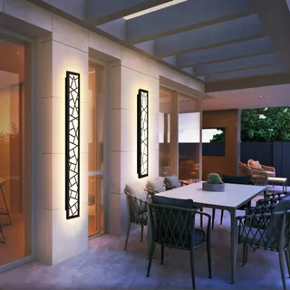 LED Lange Wandlamp IP67 Waterdicht Binnen Buiten 115CM — miniatuur 3