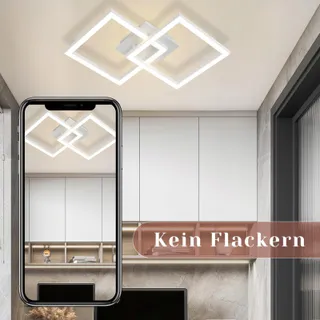 HOMEFIRE Moderne LED Plafondlamp 24W Wit Keuken Woonkamer — miniatuur 8