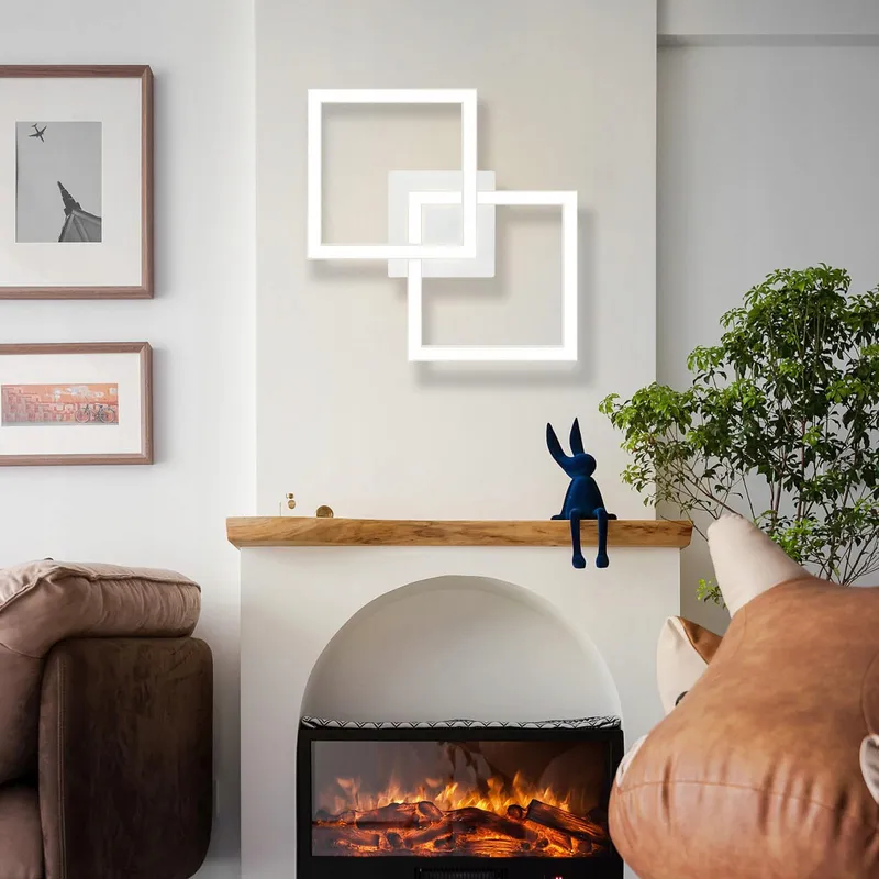 HOMEFIRE Moderne LED Plafondlamp 24W Wit Keuken Woonkamer — foto 2