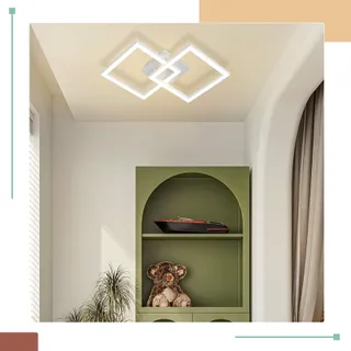 HOMEFIRE Moderne LED Plafondlamp 24W Wit Keuken Woonkamer — miniatuur 3