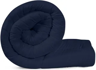 UTOPIA BEDDING Dekbed 200x200cm 370GSM Ademend Marineblauw — miniatuur 2