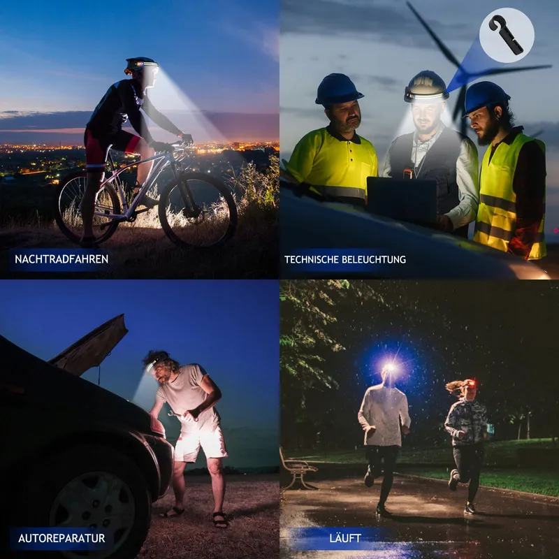 WINTHAI LED Hoofdlamp Ultradun 1500mAh IPX4 Hardlopen — foto 7