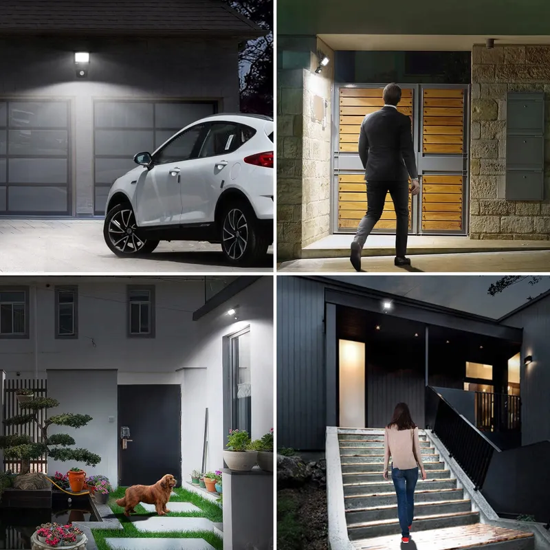 LEPRO 20W LED Schijnwerper met Bewegingsmelder 1700LM Buiten — foto 7