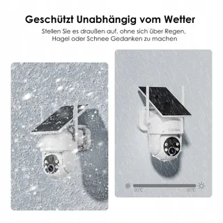 CZEVIEW 2K Solar Buitencamera 360° PTZ Bewegingsmelder — miniatuur 8