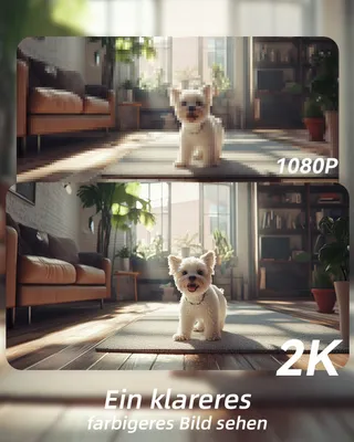 BLURAMS Bewakingscamera Binnen 2K WiFi 360° Nachtzicht Audio — miniatuur 3