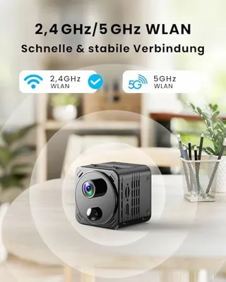 ULEXOR 4K Mini Camera WiFi Binnen PIR Bewegingsdetectie — miniatuur 2